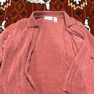 Alfred Dunner Women's Pink Cardigan